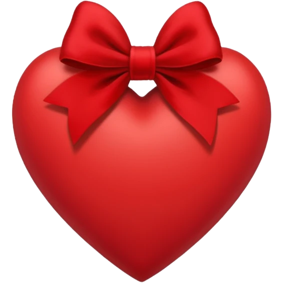 heart with a velvet bow, kpop emoji