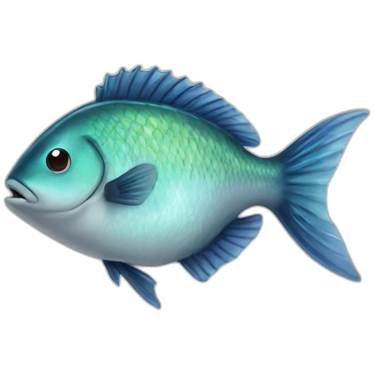 Inoxtag avec un poisson emoji