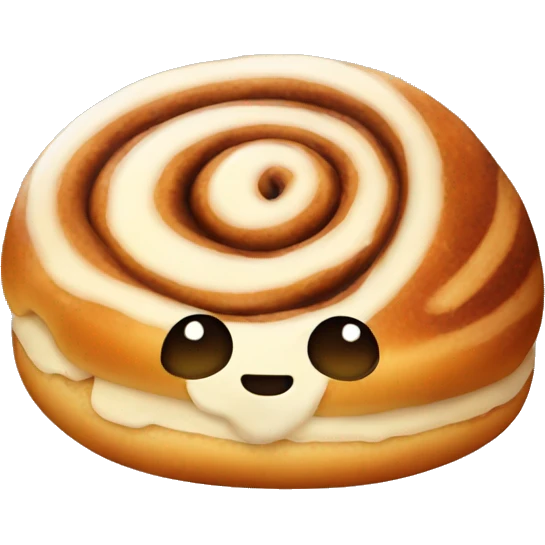 Cute Cinnamon bun emoji