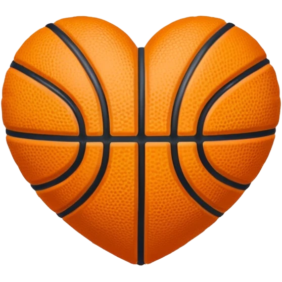 Basketball heart emoji