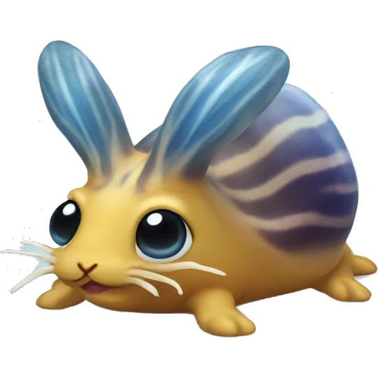 sea slug bunny emoji