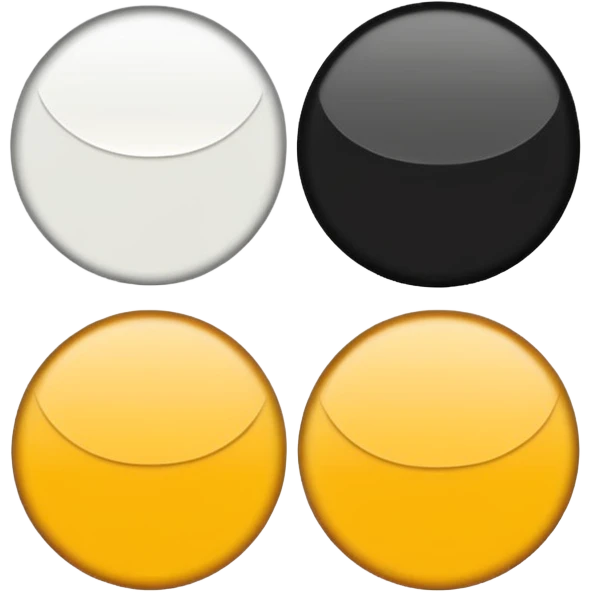 Make to round circles and one long line emoji