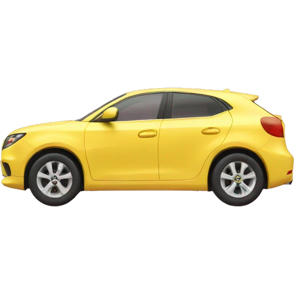 Car with love hearts  emoji