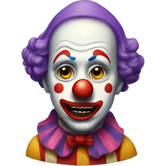 sad clown emoji
