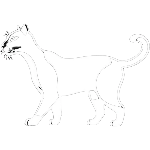 Puma brand logo as an emoji emoji