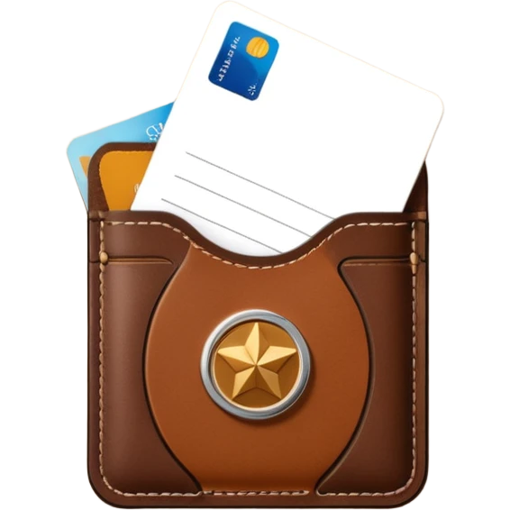 Resort Keycard & Holder: A sleek magnetic keycard paired with a leather card holder embossed with the resort logo.
 emoji
