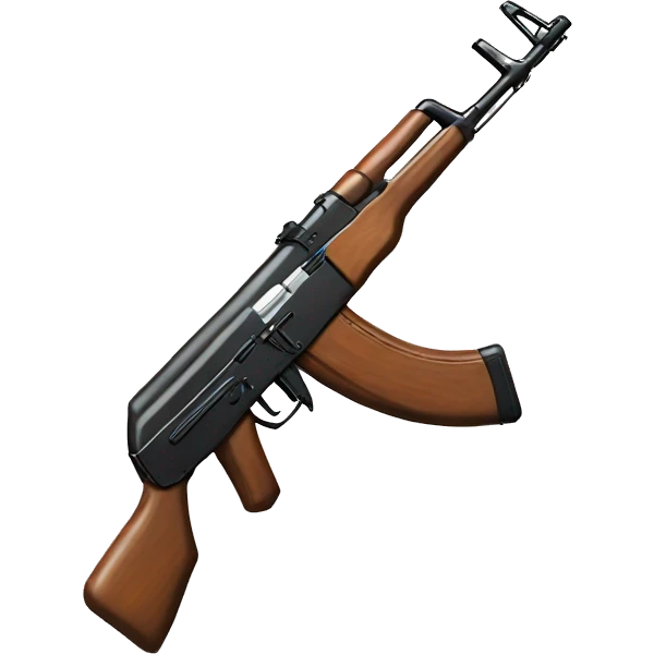 Black diamond ak47 emoji