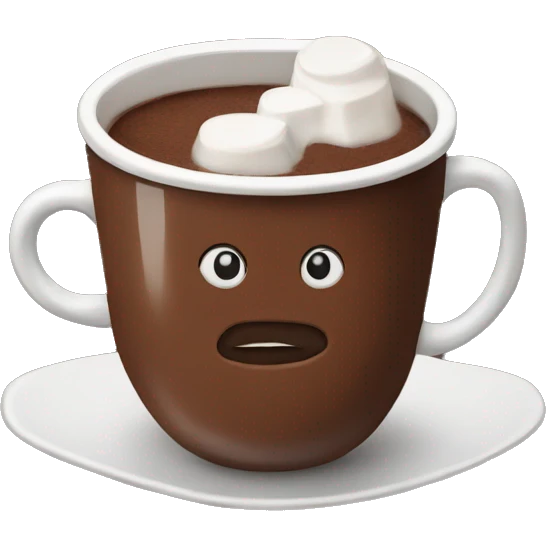 hot chocolate  emoji