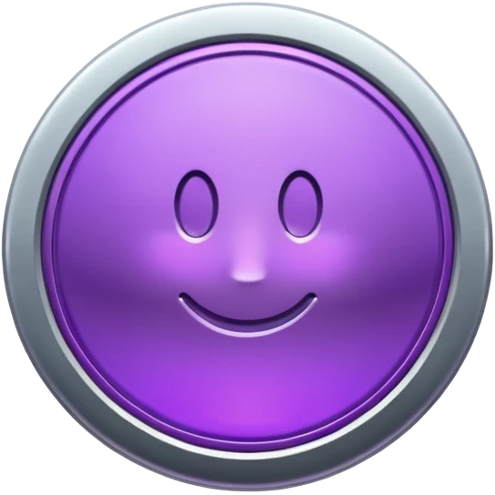 purple coin emoji