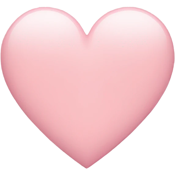 light pink heart emoji