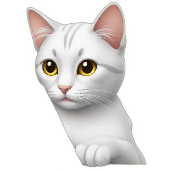 cat working on a MacBook emoji