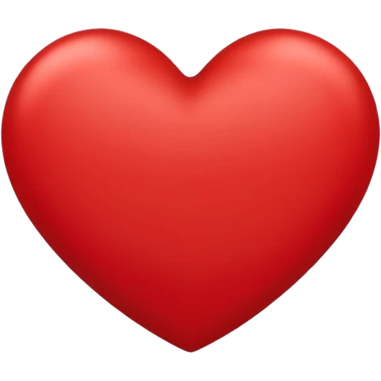 heart with a subtle satin effect emoji