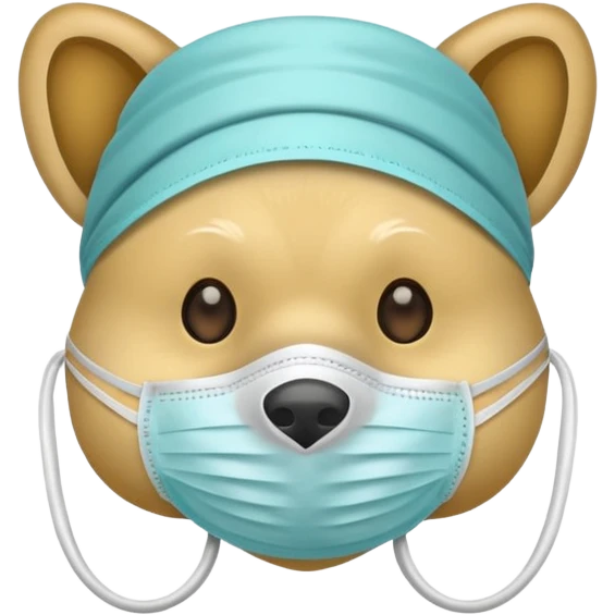 Animal Wearing Medical Mask emoji