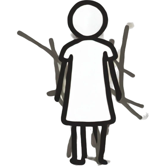 Stick figure emoji