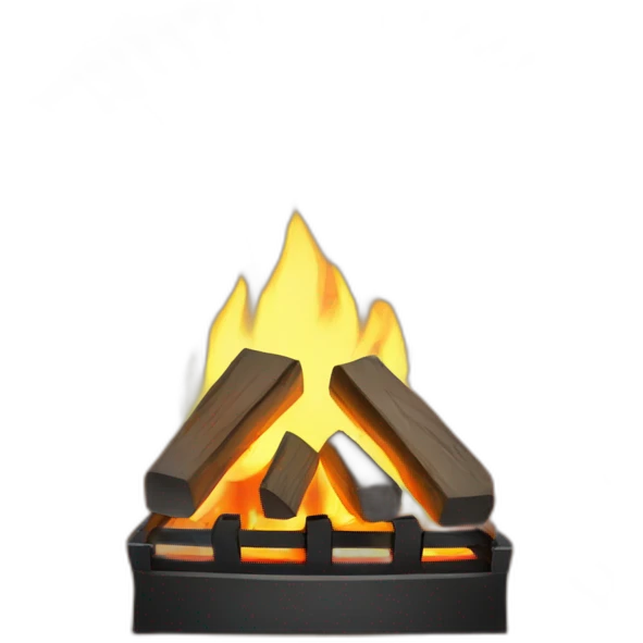 fireplace heart emoji