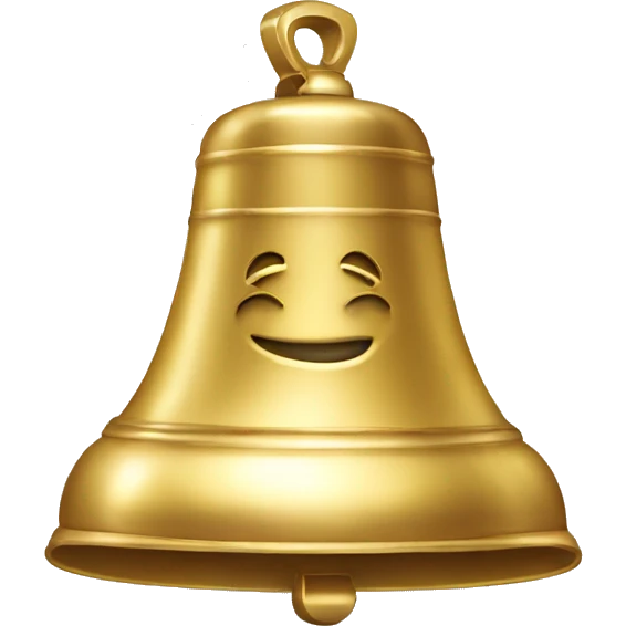 gold hotel bell emoji