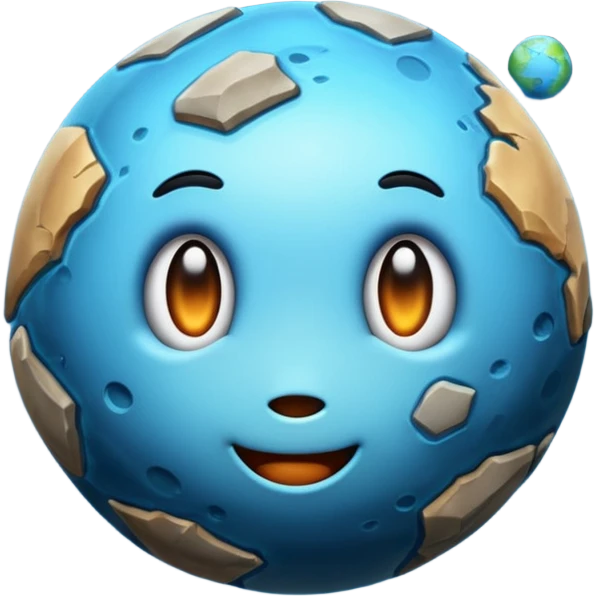 Rocky planet emoji