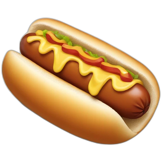 hot dog emoji