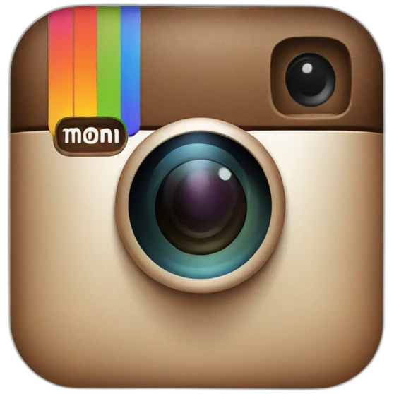 Instagram logo emoji