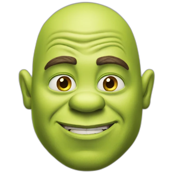white-shrek emoji