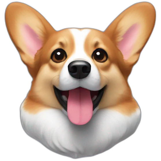 Corgi Strawberry  emoji