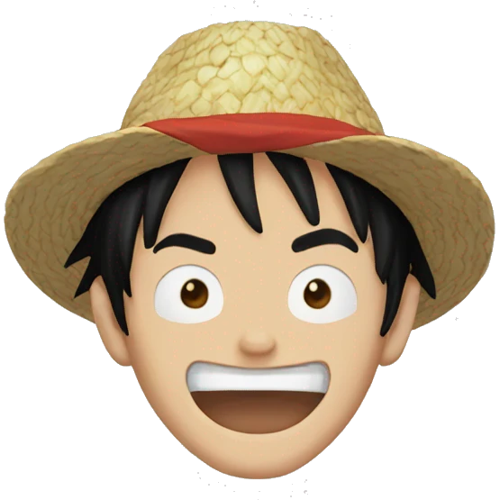 Luffy emoji