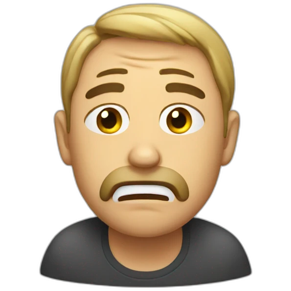 man crying emoji