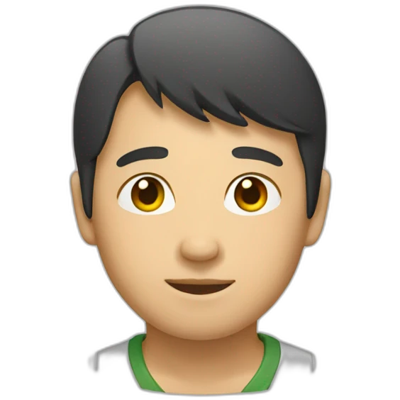 An Asian profile emoji
