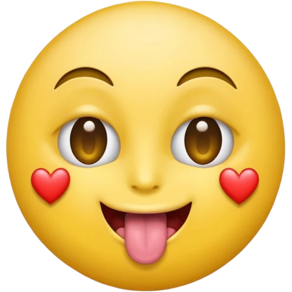 round Emoji with heart-shaped eyes, inside the heart eyes there are are dollar signs, and the emoji is sticking out its tongue. emoji
