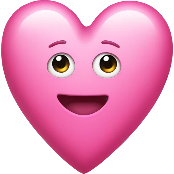 Lihgt pink heart  emoji