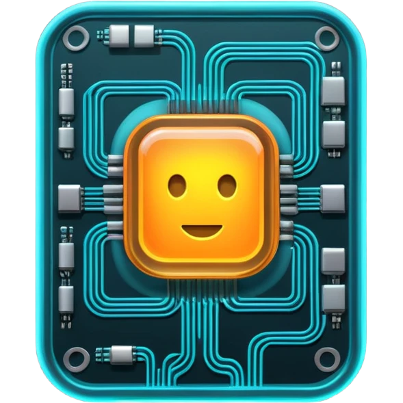 neon data chip emoji