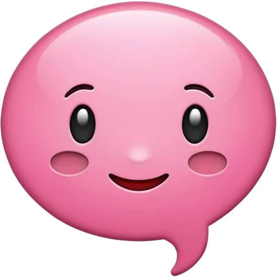 crée moi une bulle de conversion comme sa « 💬 » de couleur pink emoji