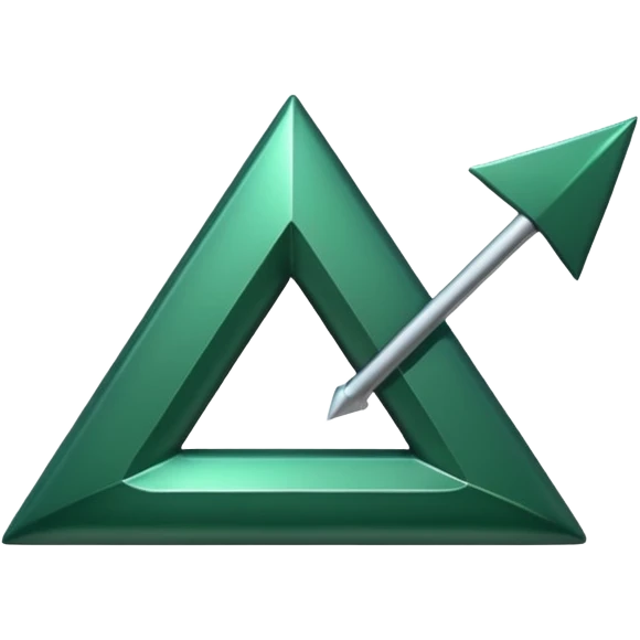
dark green curved thick sharp arrow down emoji