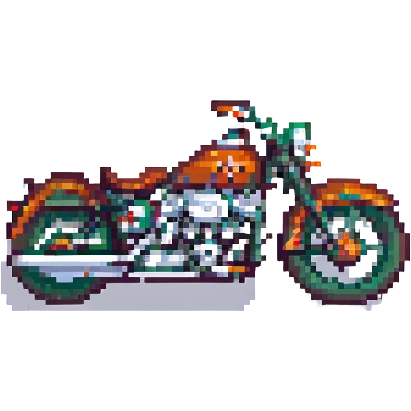 Harley-Davidson classic motorcycle emoji