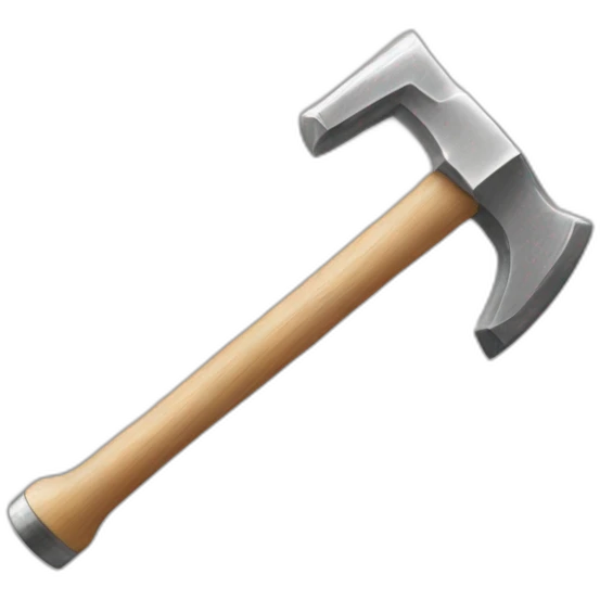 Edelstahlrohr mit Hammer emoji