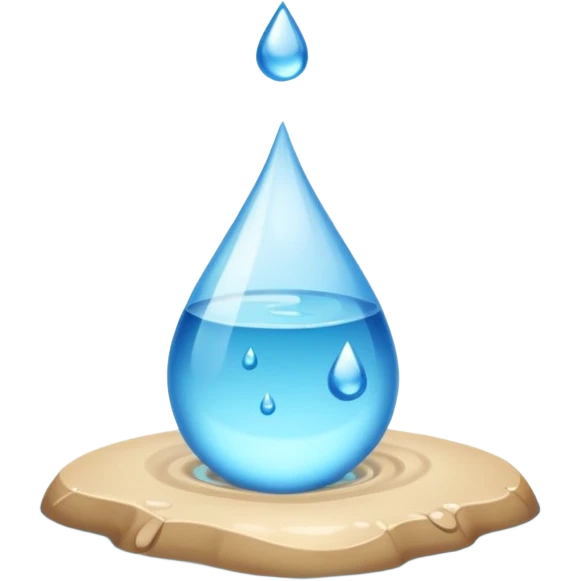 water on a beach emoji