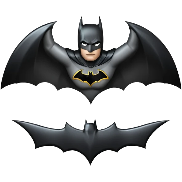 Batman logo emoji