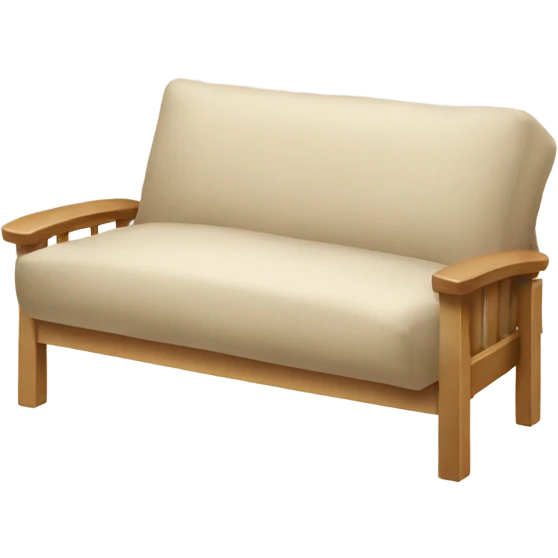 Beige futon emoji