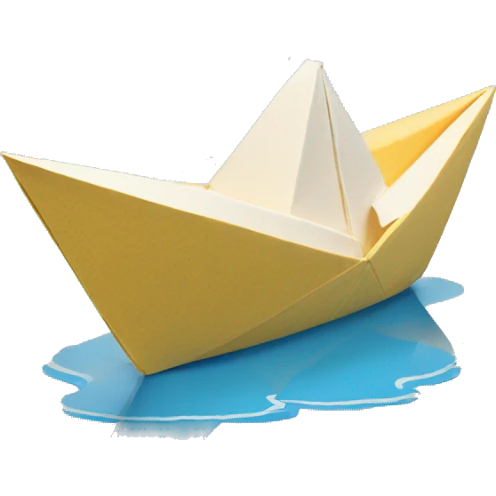 origami boat emoji