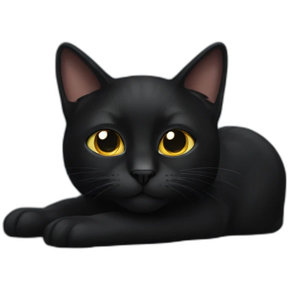 Black cat emoji