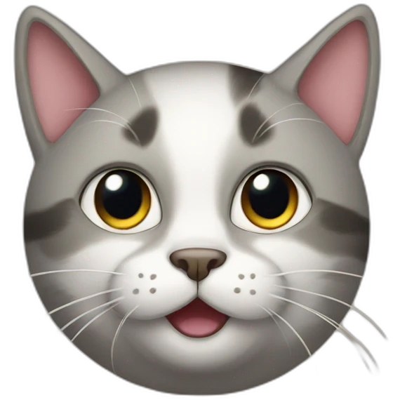 Cartoon cat emoji