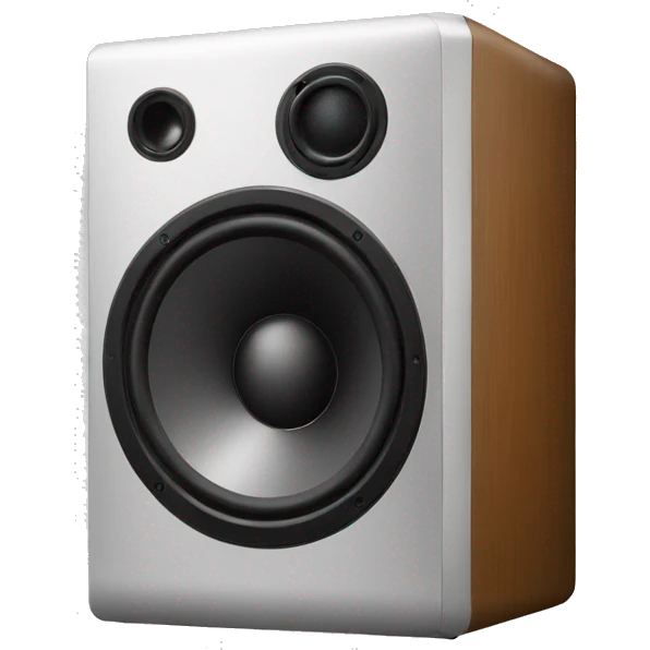 Audio speaker emoji