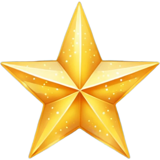 Sparkly star emoji