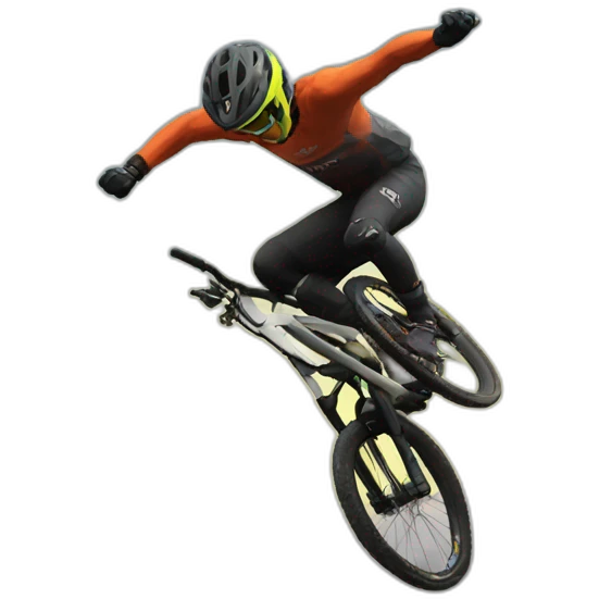 Mountenbiker backflip emoji