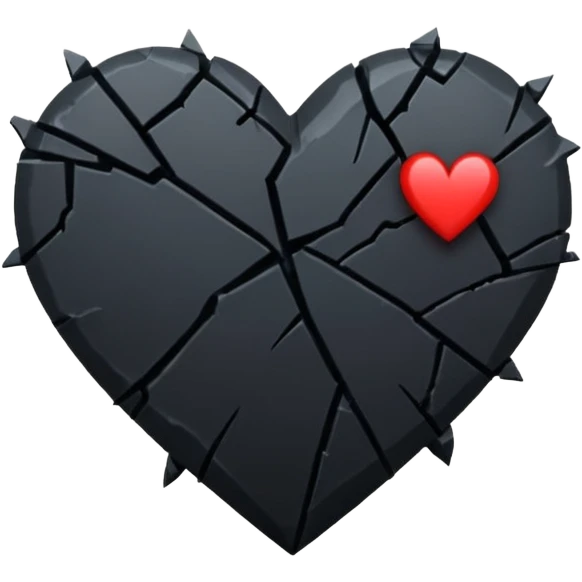 Black broken heart emoji