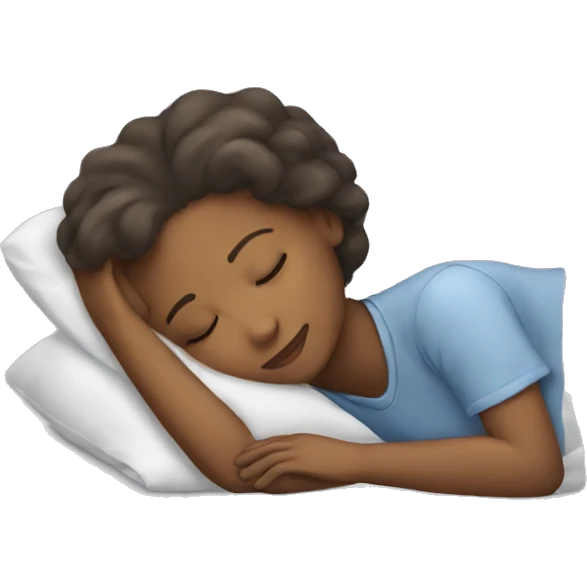 Girl sleeping  emoji