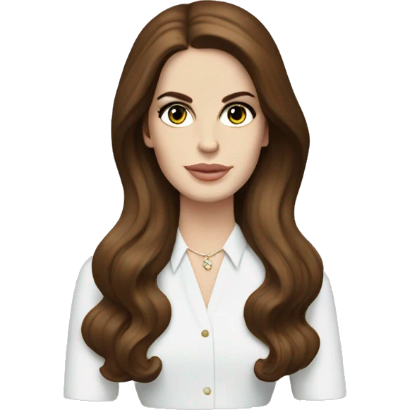 a lana del rey as a designer emoji