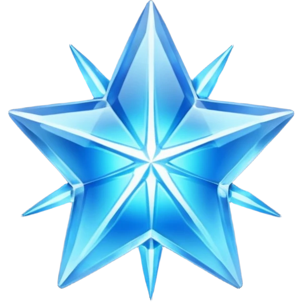 Star blue emoji