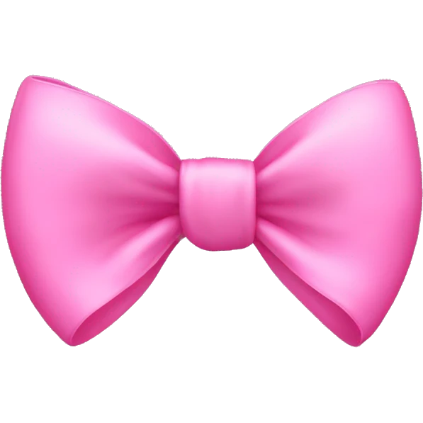 pink bow emoji