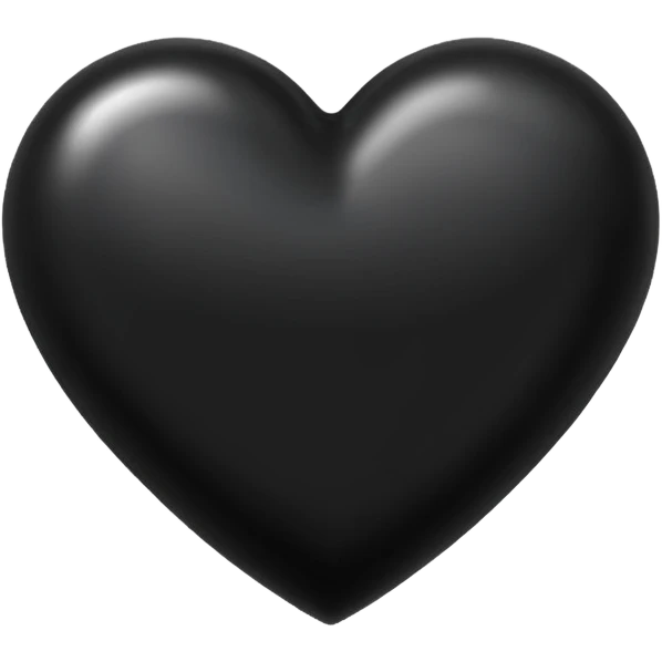 Black heart emoji